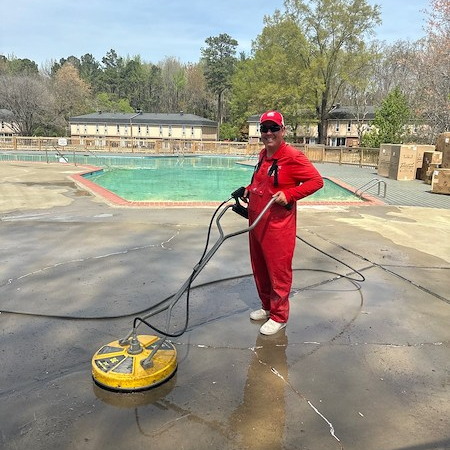 Team working on site