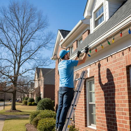Holiday Lighting Magic in Ashland