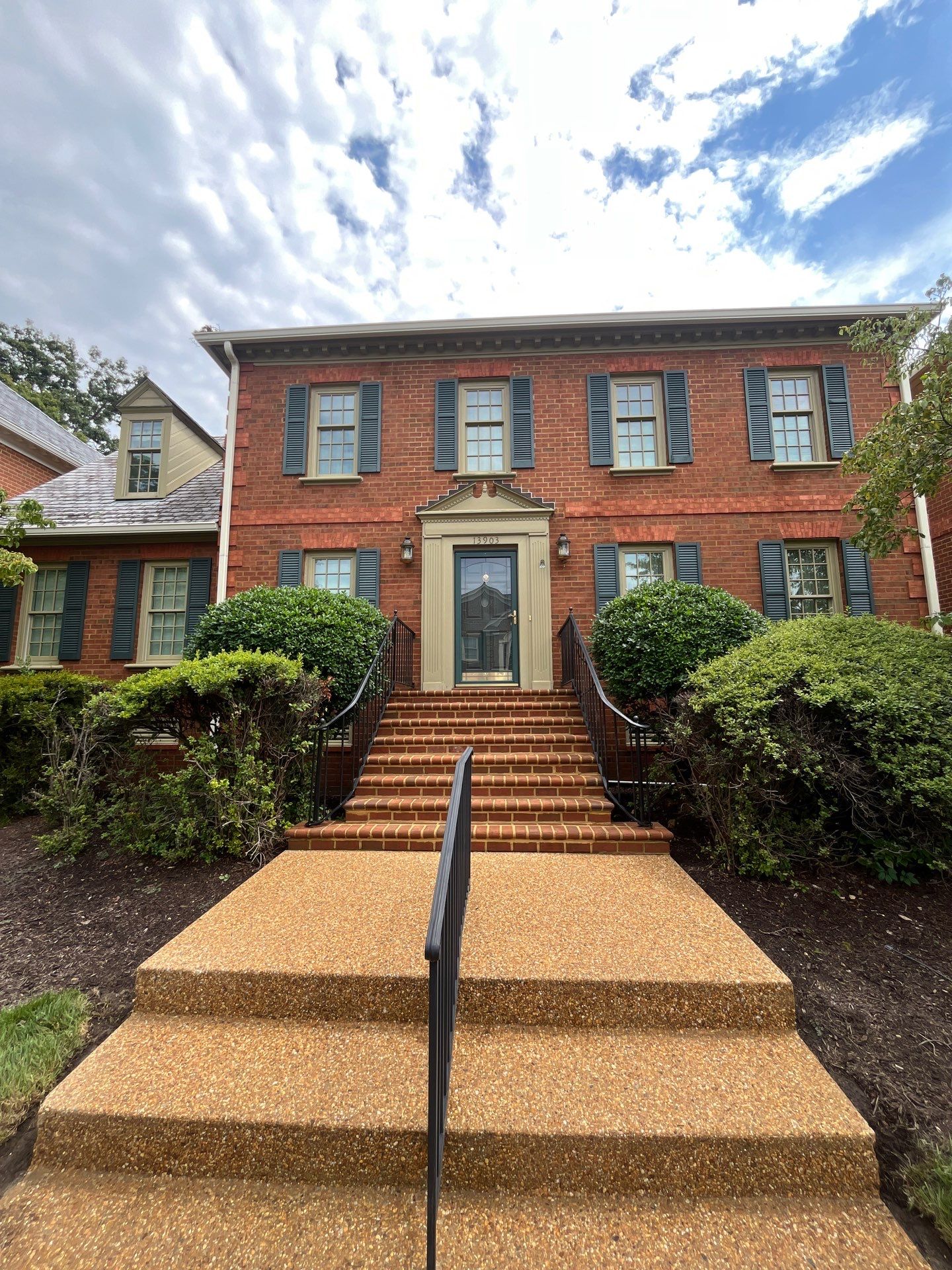 Advanced Power Cleaning Completes Professional House Washing, Patio Cleaning, Sidewalk Cleaning & Garage Cleaning in Midlothian, VA