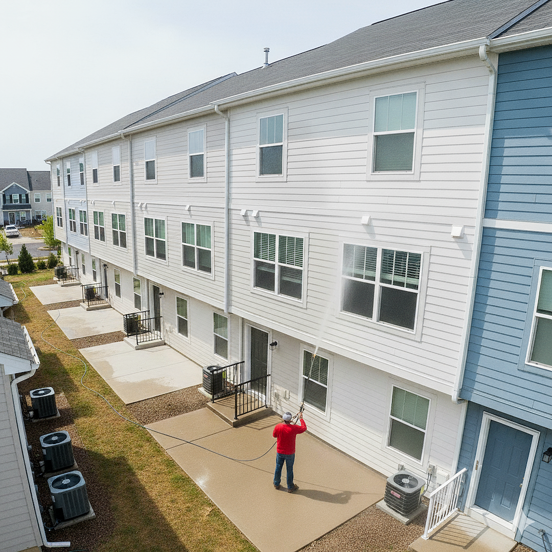 Advanced Power Cleaning: Commercial Pressure Washing and Apartment Community Cleaning in Henrico, VA