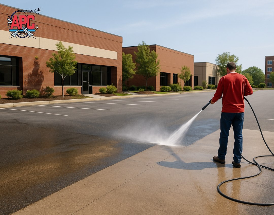 Advanced Power Cleaning: Elite Commercial Power Washing for Richmond Parking Garage