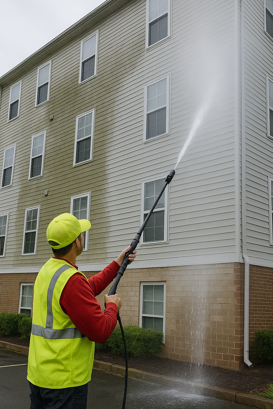Advanced Power Cleaning: Expert Commercial Exterior Cleaning for Multi-Unit Buildings in Glen Allen, VA