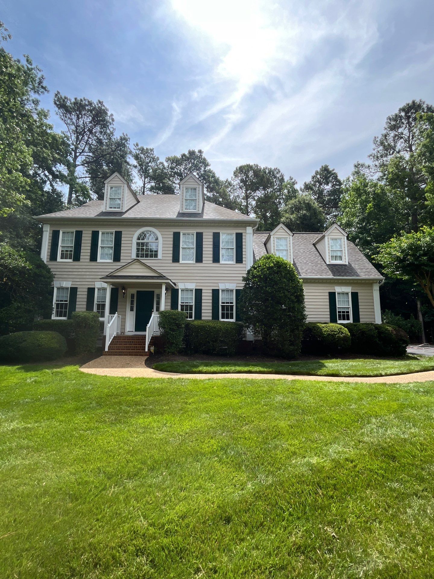 Advanced Power Cleaning: Power wash Back Deck and Inside Screen Porch wash, Project in Chesterfield