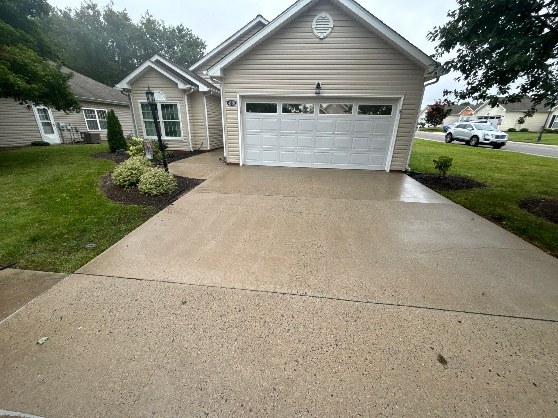 Advanced Power Cleaning Revitalizes Home with Expert House Washing, Driveway Cleaning, and Front Walkway Service in Richmond, VA