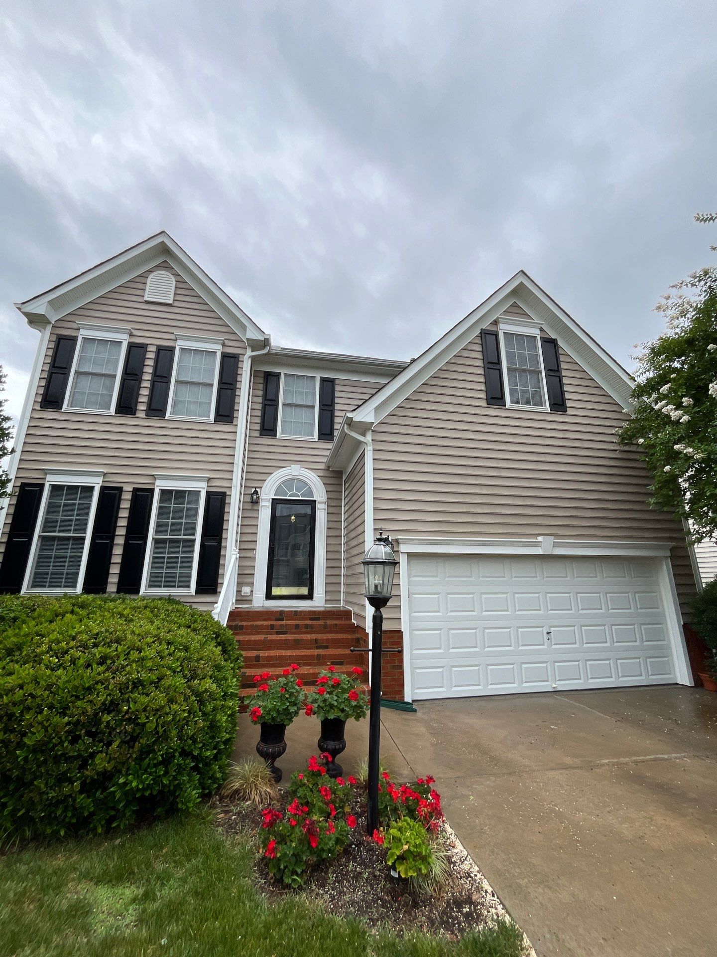 Advanced Power Cleaning Restores Curb Appeal with House Washing and Light Deck Cleaning Project in Midlothian, VA