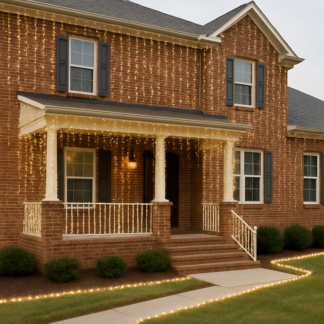 APC Illumination Elevates Short Pump Homes with Stunning Diwali Lighting Installation